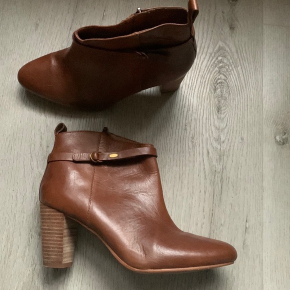 Lucky Brand masina Leather boots camel tan size 8 M‎ - Picture 1 of 11